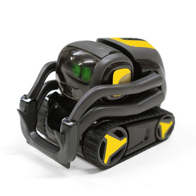 IPG حماية شاشة وجه الروبوت فيكتور من IPG - مجموعة زينة واقية من هجمات الأطفال والحيوانات الأليفة غير المتوقعة. تشمل مجموعة العجلات والجسم 7 وحدات ملصقات + 2 وحدة واقي شاشة (أصفر) - Image 3